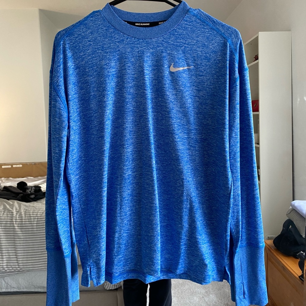 Blue Nike DriFit long sleeve